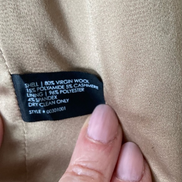 CLUB MONACO VIRGIN WOOL SNAP FRONT SKIRT. SIZE 0. - Picture 6 of 6